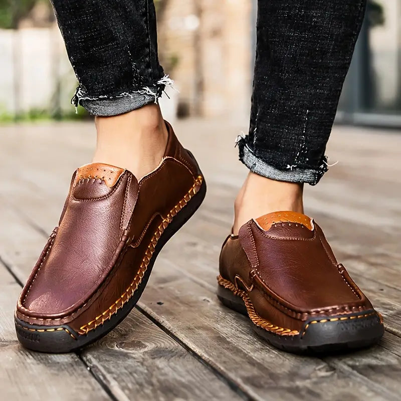 Cordoba™ | Mocasín de Cuero Premium – Liviano, Resistente y Natural