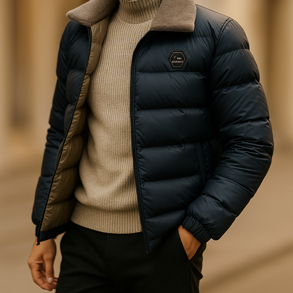 ENZO™ | PREMIUM GESTEPPTE THERMOJACKE MIT POLARFLEECE-KRAGEN