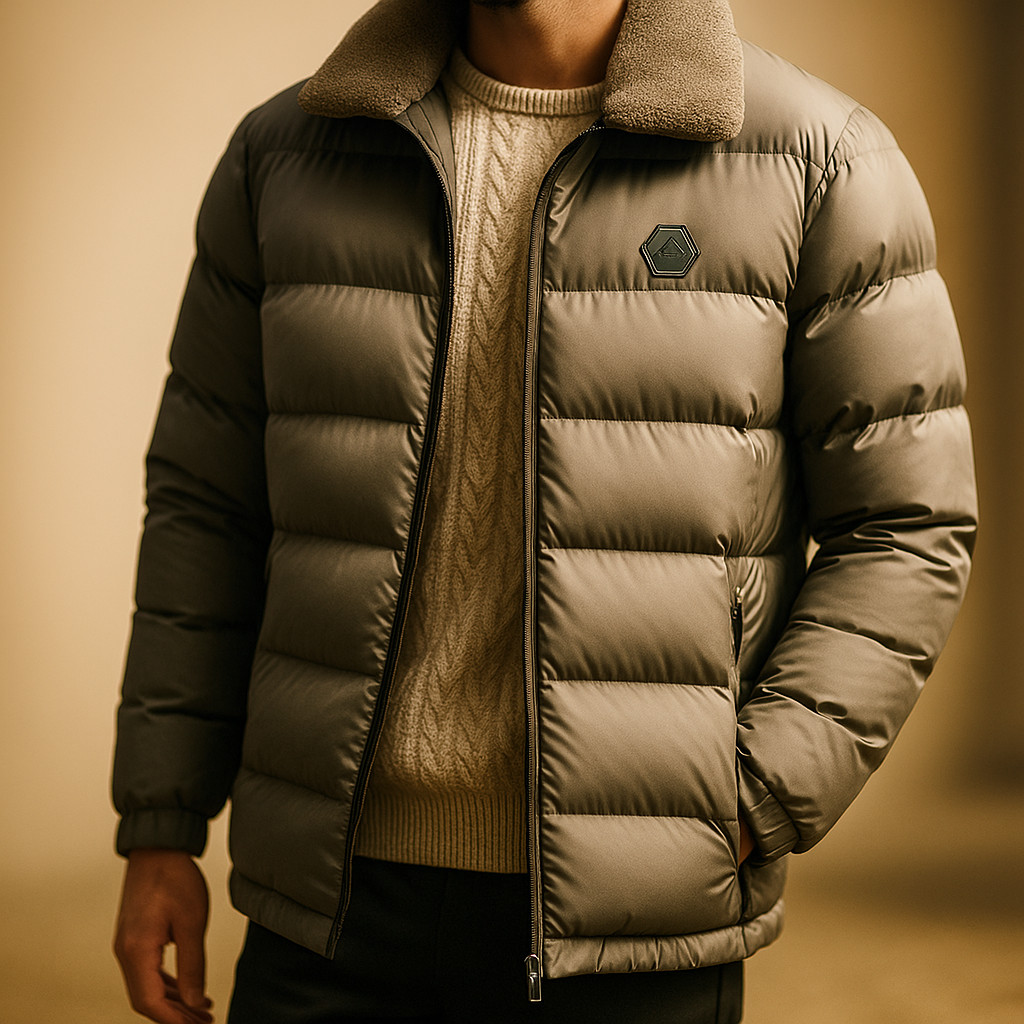 ENZO™ | PREMIUM GESTEPPTE THERMOJACKE MIT POLARFLEECE-KRAGEN
